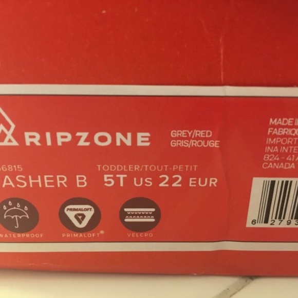 BRAND NEW toddler ripzone dasher b snow winter boots size 5T - Picture 6 of 6